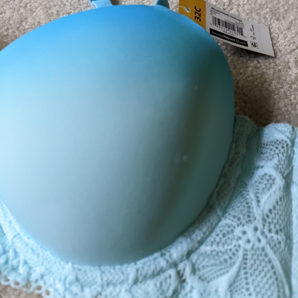 Nwt no boundaries lace frame tshirt blue bra - Picture 10 of 16